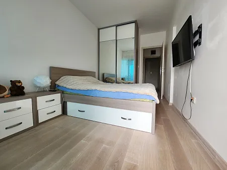 2-Zimmer-Wohnung, 46 m² in Bečići mit Meerblick